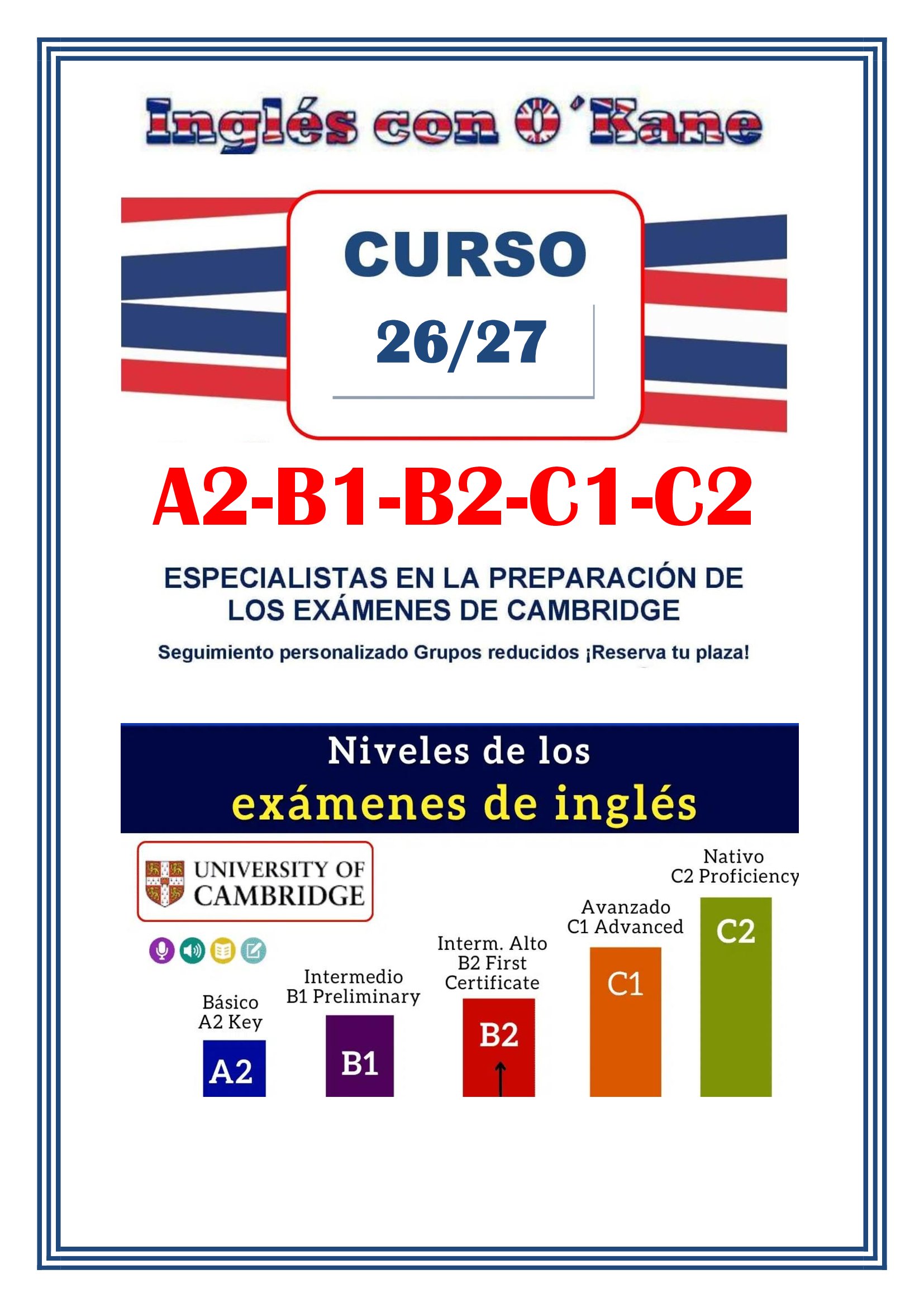 Niveles de examen Cambridge